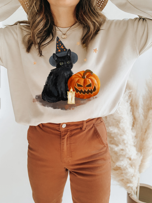 Pumpkin Cat Sweatshirt