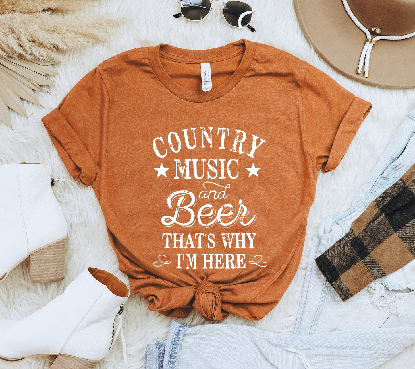 Country Music & Beer Tee