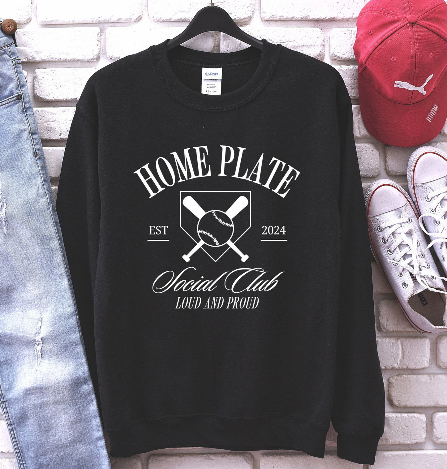 Home Plate  Sweatshirt