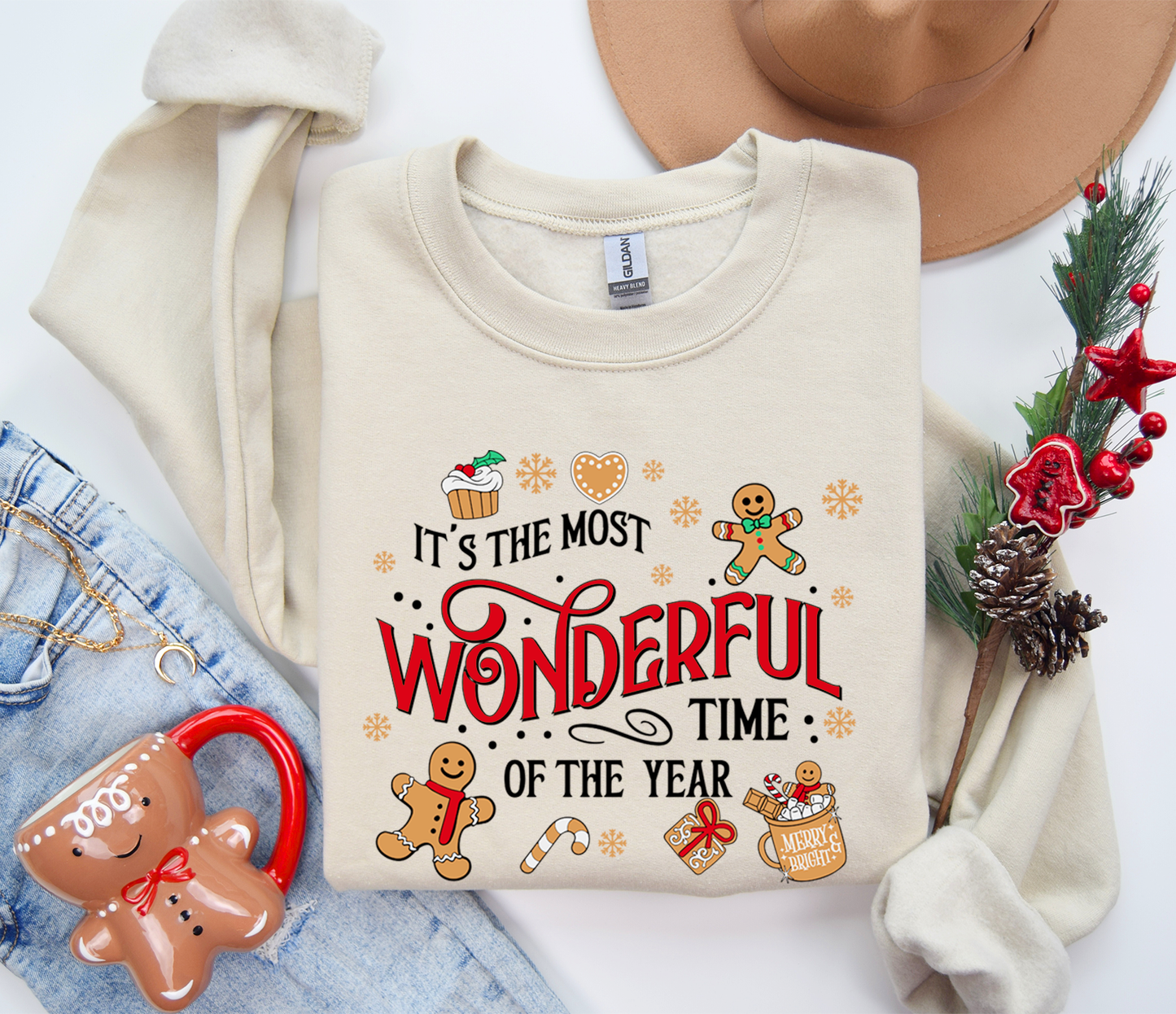 Wonderful Time Christmas Sweatshirt