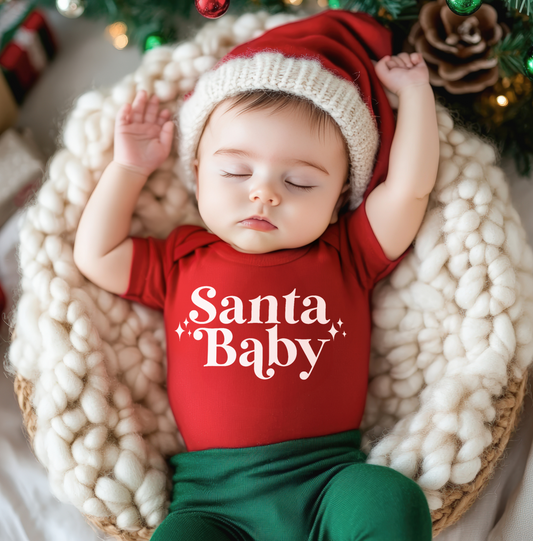 Santa Baby Bodysuit