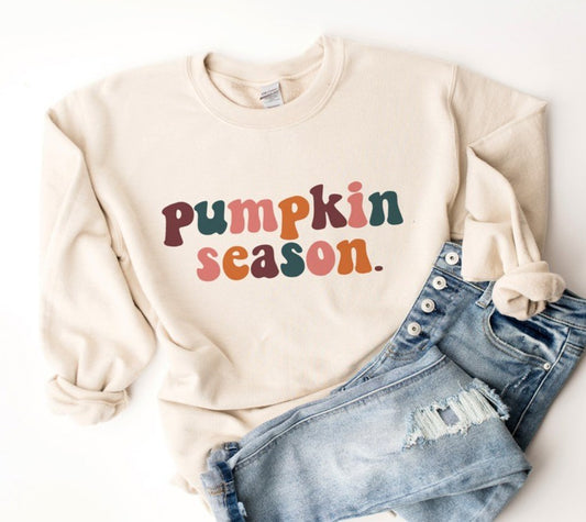 Pumpkin Season Multi Color Sweatshirt