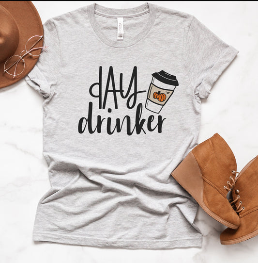 Day Drinker Pumpkin Spice Tee