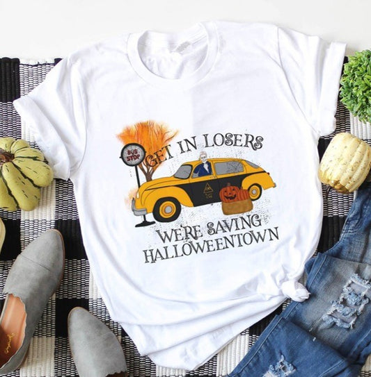 Get In Losers Halloweentown Tee