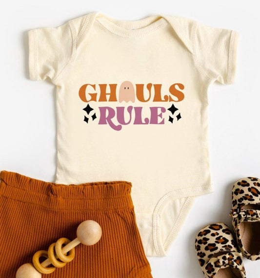 Ghouls Rule Kids Tee/Bodysuit