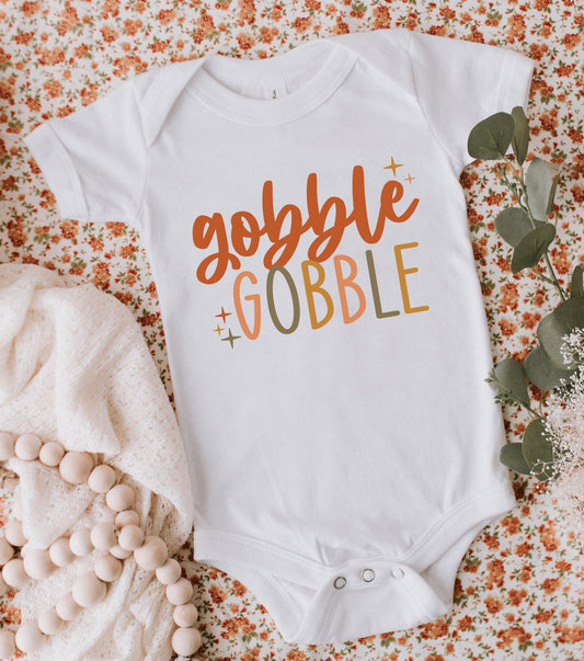 Gobble Gobble ( Stars )  Kids Tee/Bodysuit