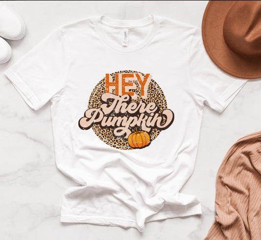 Hey There Pumpkin Leopard Women's Tee