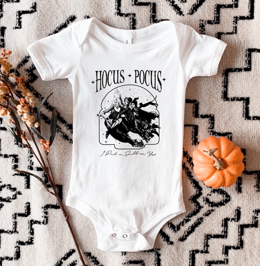 Hocus Pocus I Put A Spell On You Kids Tee/Bodysuit