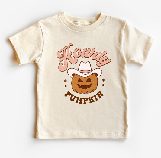 Howdy Pumpkin Kids Tee/Bodysuit