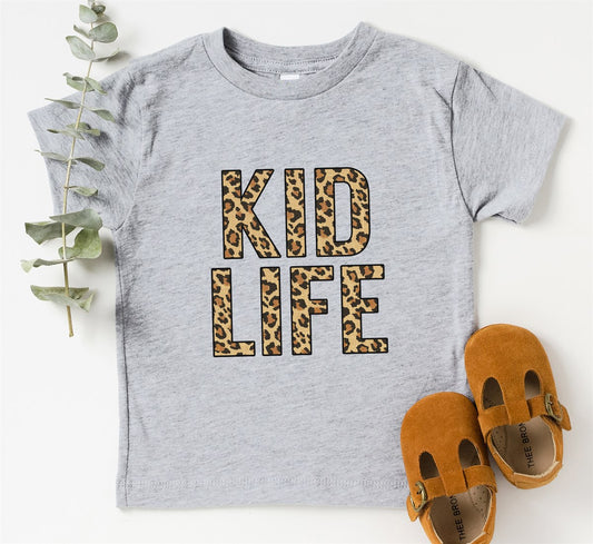 Kid Life Leopard Kids Tee/Bodysuit