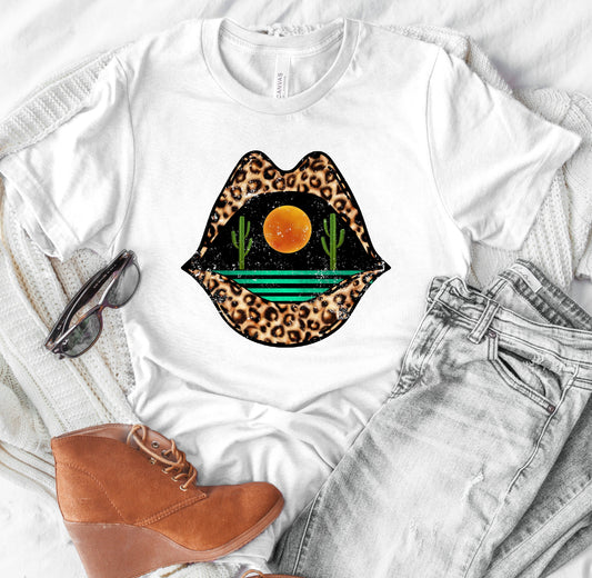 Desert Leopard Lips Tee