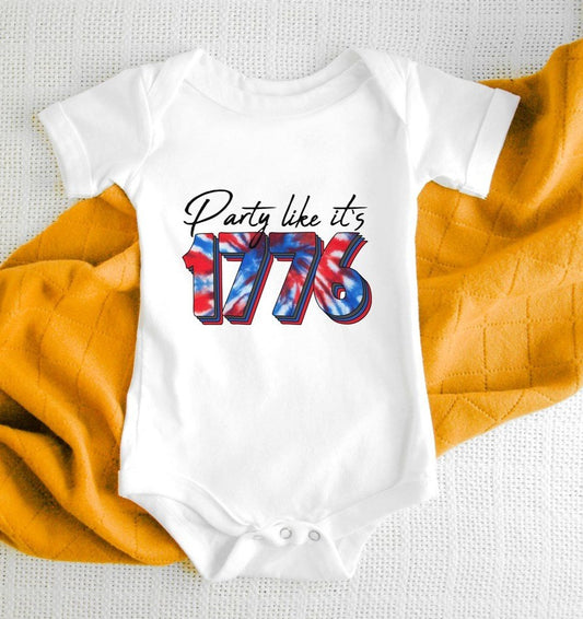 Party Like It's 1776 Kids Tee/Bodysuit