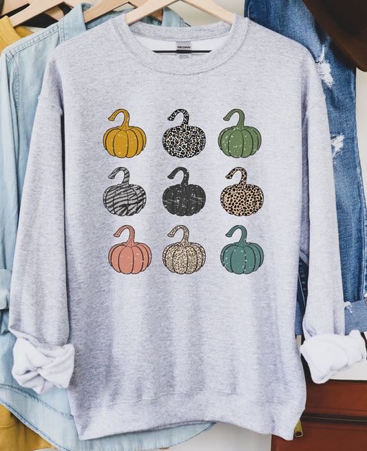 Colorful Pumpkins Sweatshirt