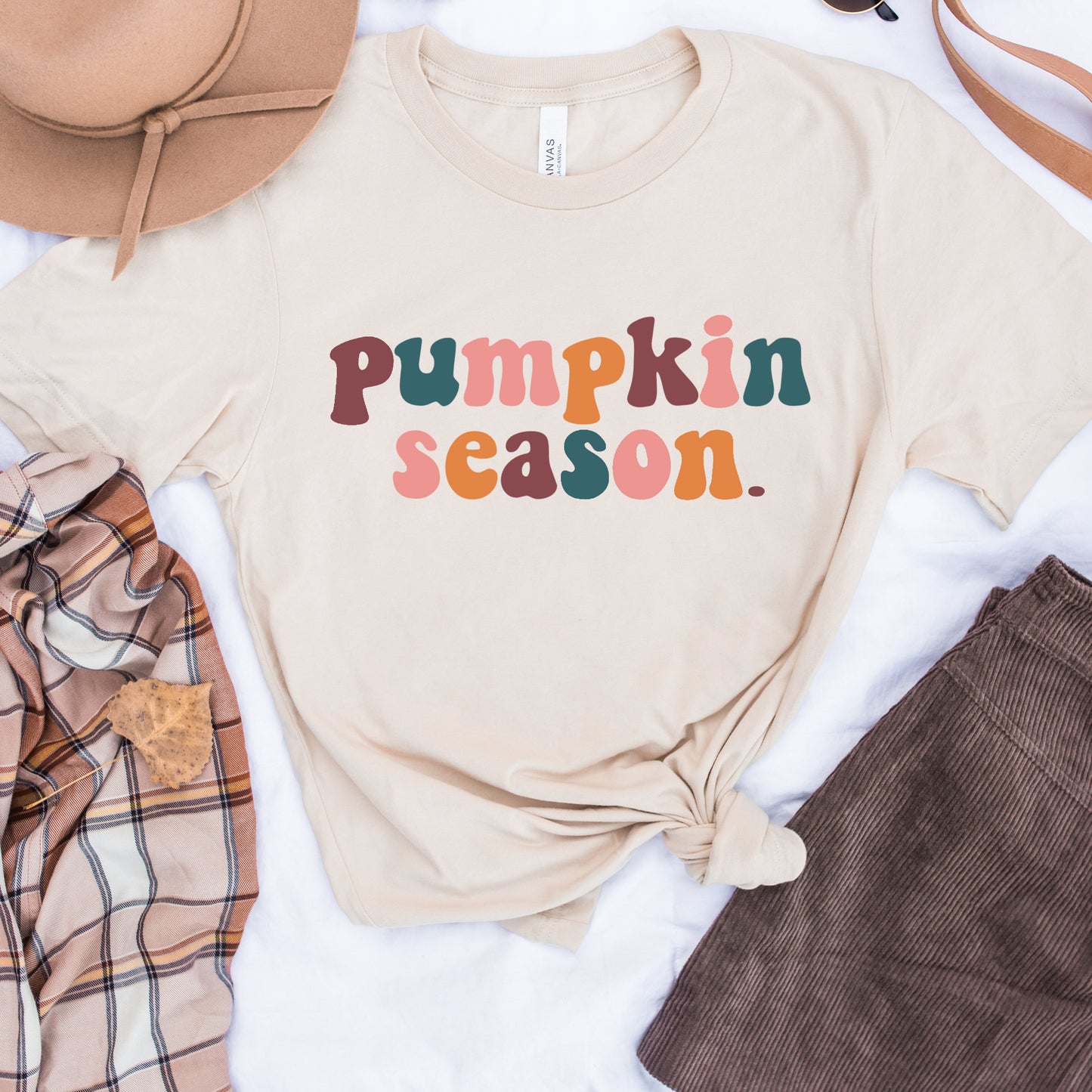 Pumpkin Season Multi Color Tee