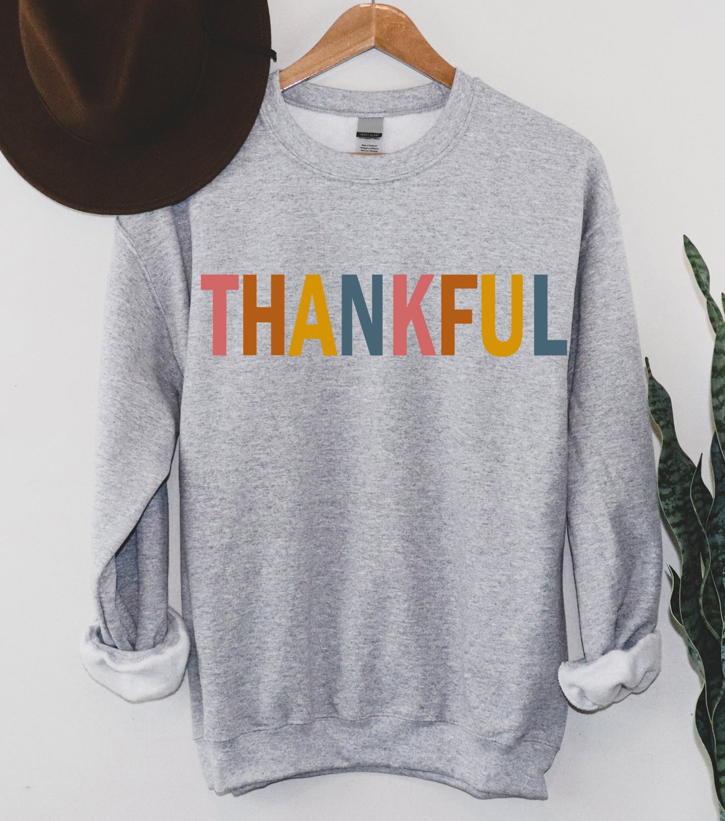 Thankful Colorful Sweatshirt