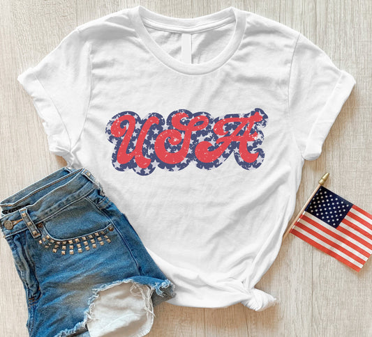 USA Retro Stars Tee